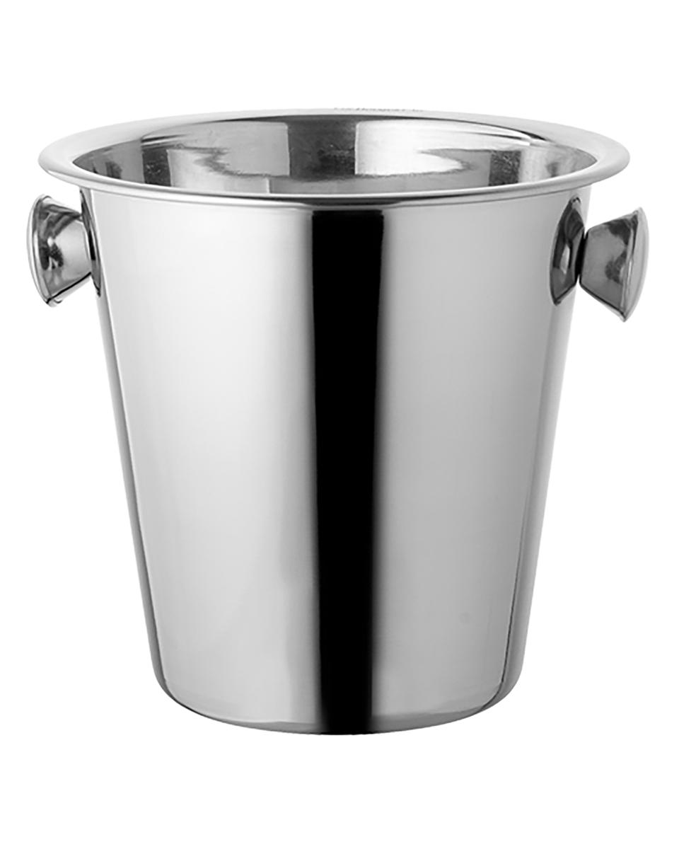 Wijnkoeler - H 21 CM - 0.45 KG - Ø22.5 CM - RVS - Vin Bouquet - 115058