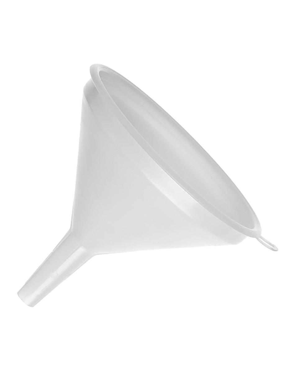 Trechter - H 10 CM - 0.025 KG - Ø10 CM - Polyethyleen - Wit - 956031