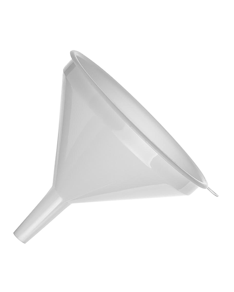 Trechter - H 23 CM - 0.2 KG - Ø22 CM - Polyethyleen - Wit - 956035