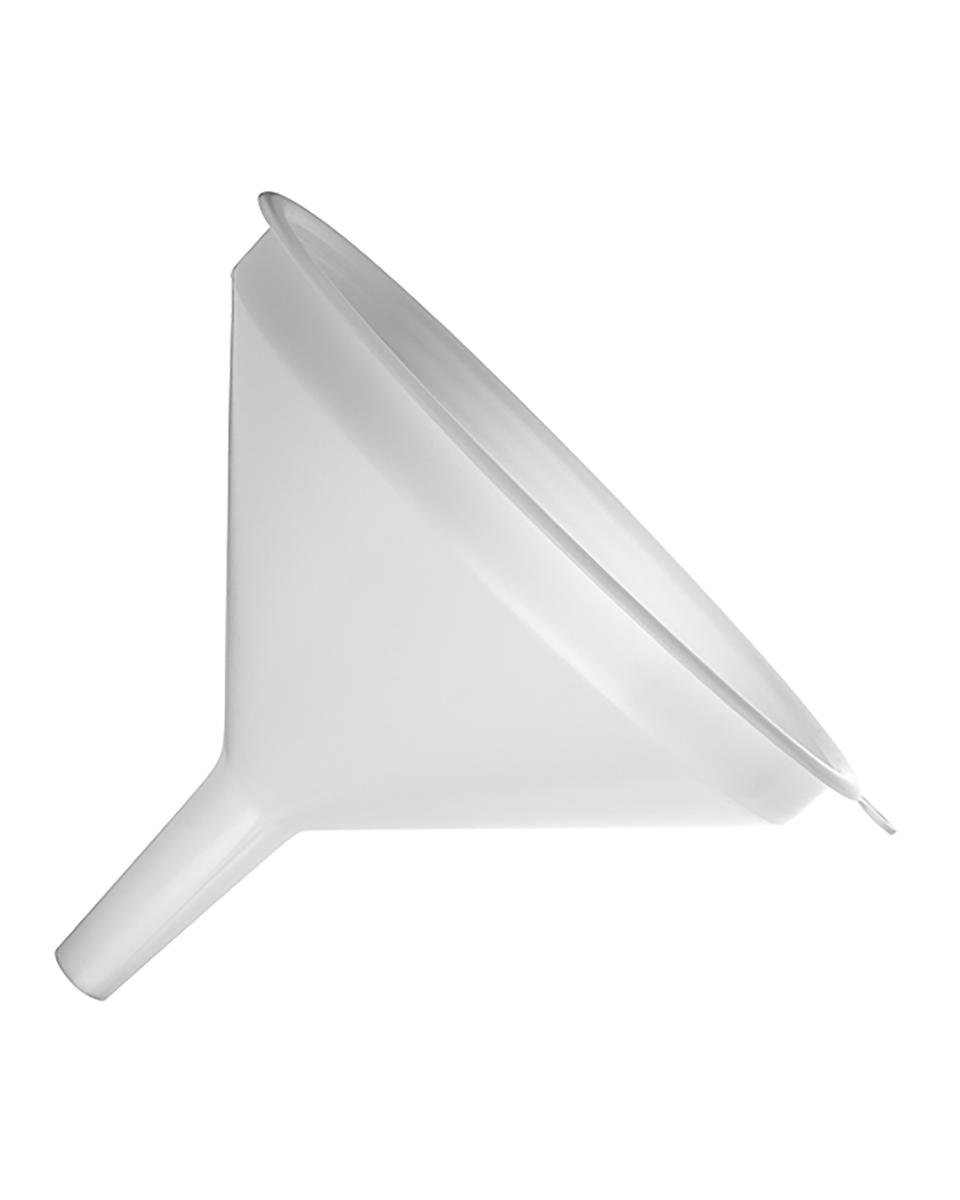 Trechter - H 36 CM - 0.3 KG - Ø42 CM - Polyethyleen - Wit - 956037