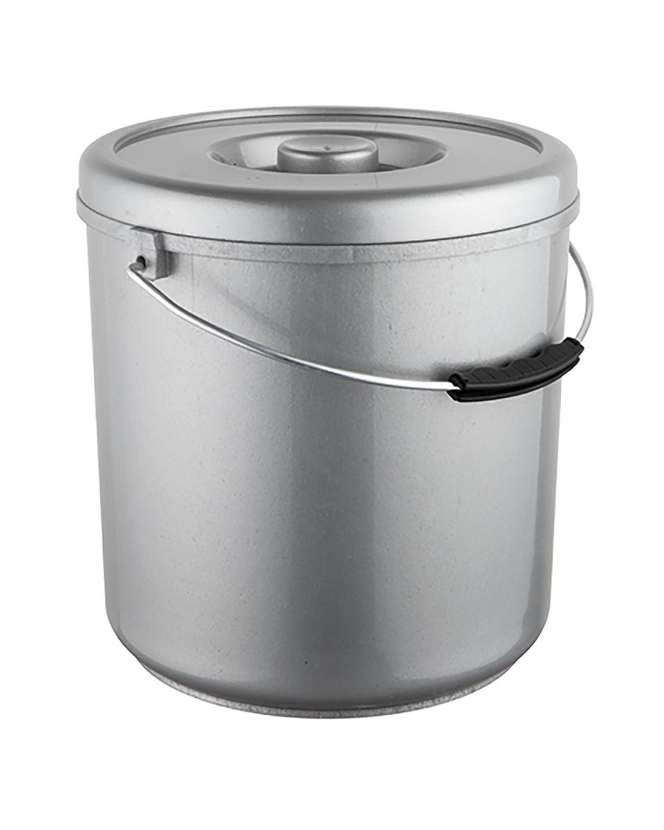 Emmer - H 27 CM - 0.675 KG - Ø26 CM - Polypropyleen - Wit - 10 Liter - 956050