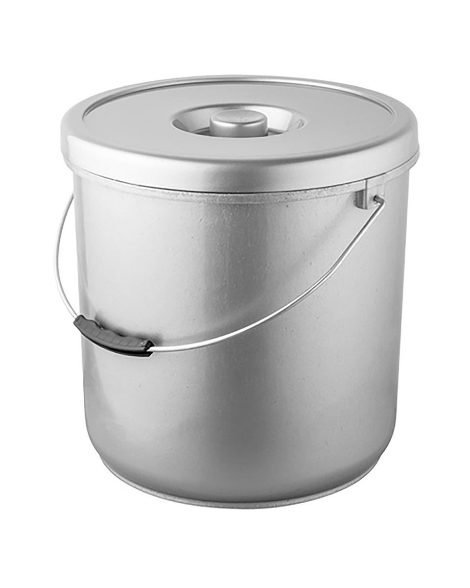 Emmer - H 34 CM - 1.098 KG - Ø33 CM - Polypropyleen - Wit - 25 Liter - 956053