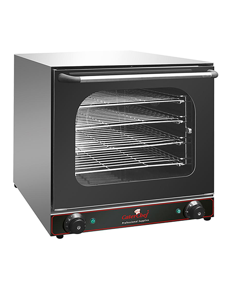 Heteluchtoven - H 58.5 x 59.5 x 59.4 CM - 41 KG - 220 - 240 V - 2670 W - RVS - +50°C / +300°C - Caterchef - 688001
