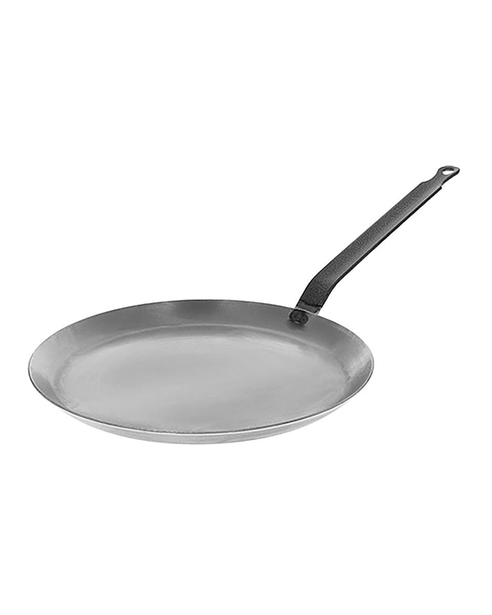 Crêpepan - H 1.2 CM - 1.14 KG - Ø24 CM - Plaatstaal - De Buyer - 001024