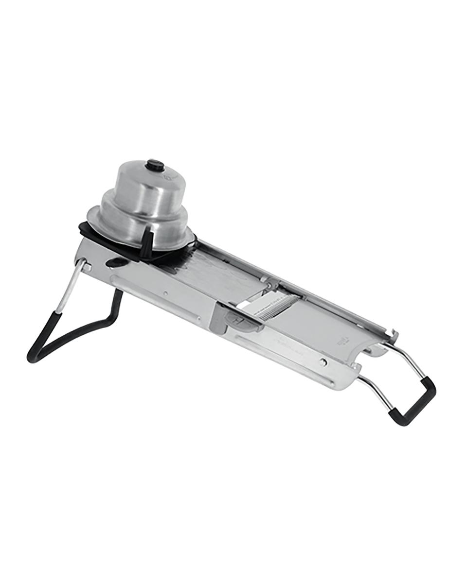 Groente-Snijder / - H 18 x 18.5 x 50 CM - 1.54 KG - RVS - De Buyer - 001150