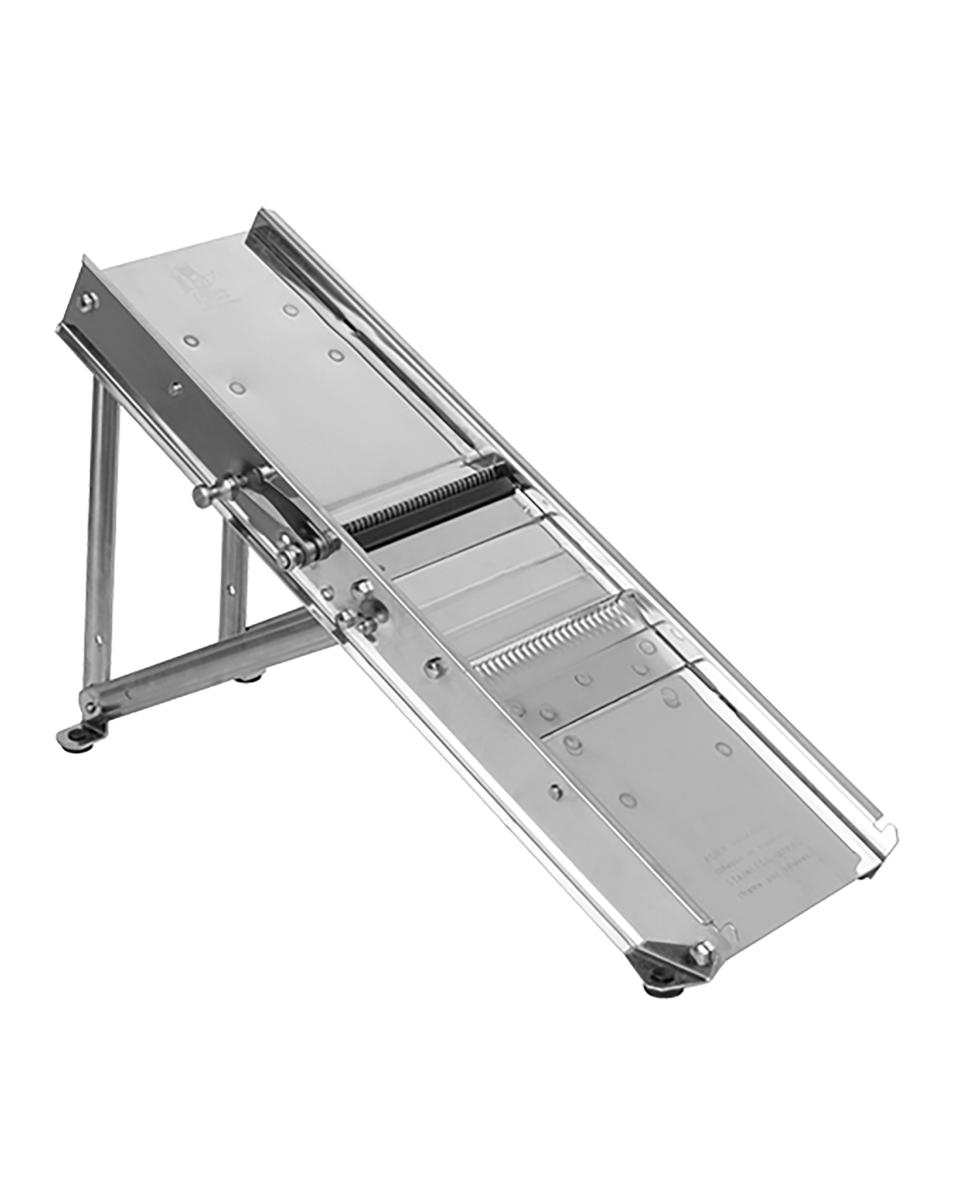 Groente-Snijder / - H 4.5 x 41 x 13.5 CM - 1.44 KG - RVS - Bron-Coucke - 202001