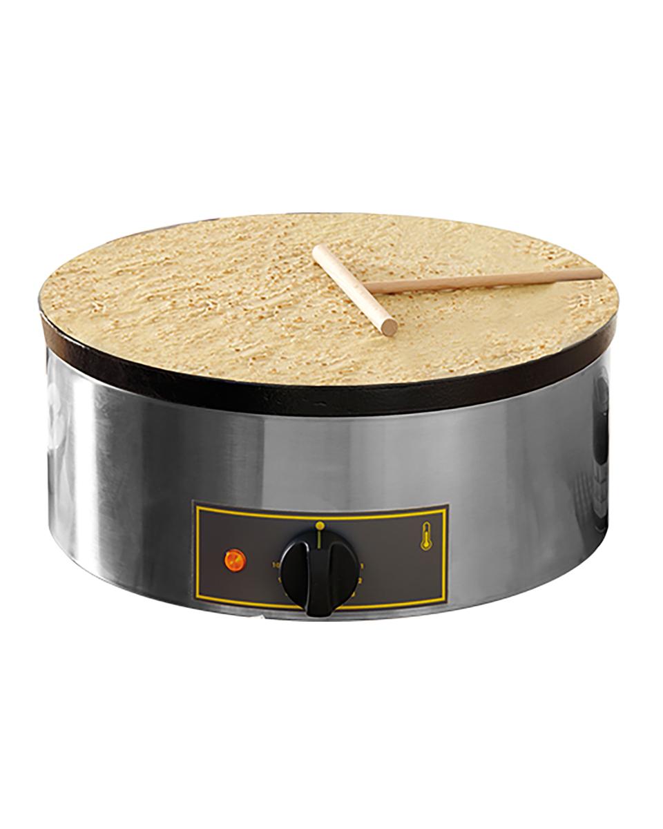 Crëpe Bakapparaat - H 19 x 40 CM - 14 KG - Ø40 CM - 220-240 V - 3600 W - Geëmailleerd - Roller Grill - 304025