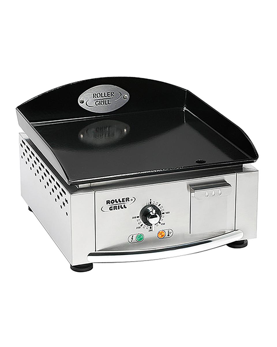 Bakplaat - H 28 x 40 x 43 CM - 15 KG - 220 - 240 V - 3000 W - RVS - Glad - +0°C / +300°C - Roller Grill - 304140