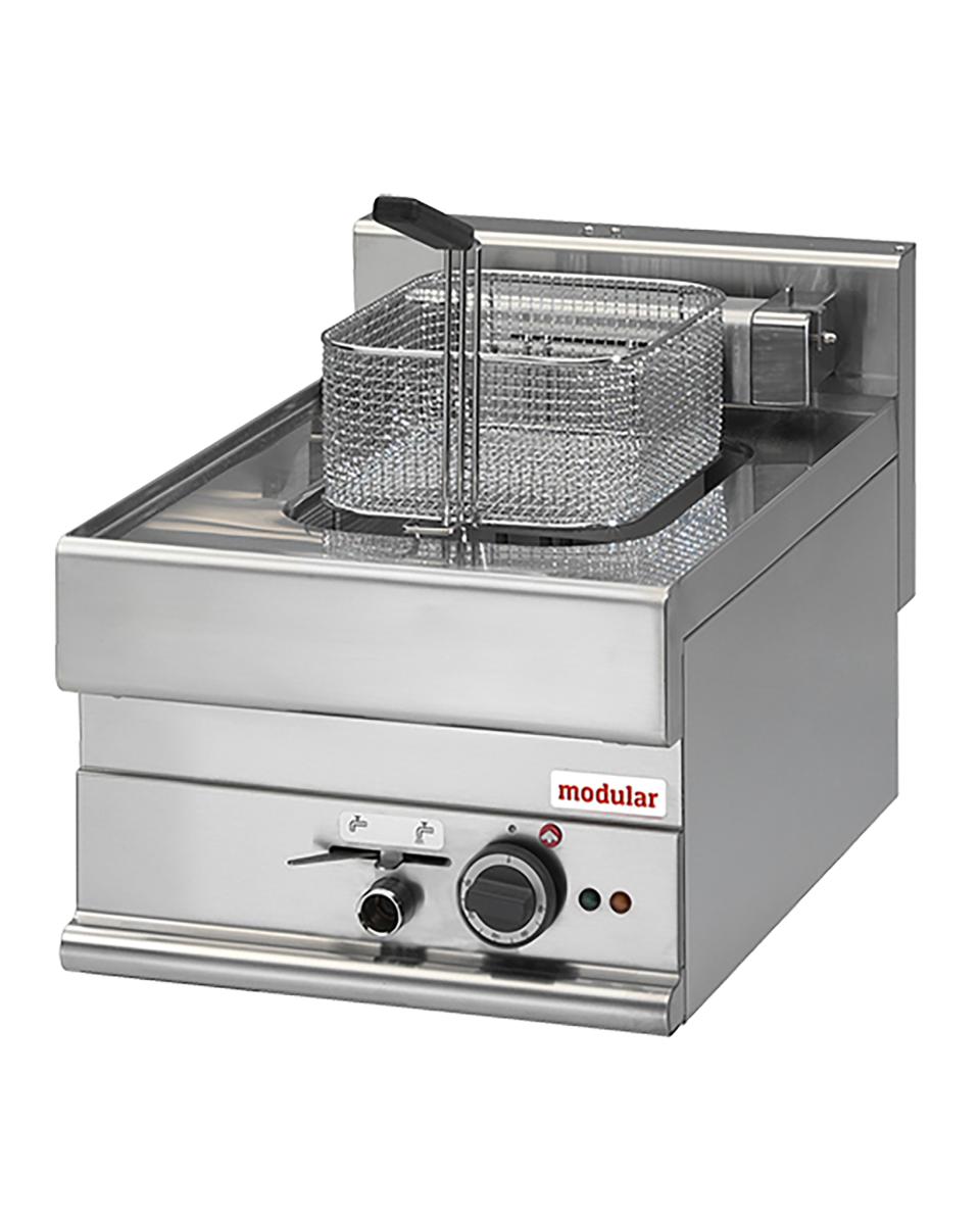 Friteuse - H 28 x 40 x 65 CM - 16 KG - 380 - 415 - Zonder - Stekker V - 7500 W - RVS - 10 Liter - Elektrisch - Modular - 316042