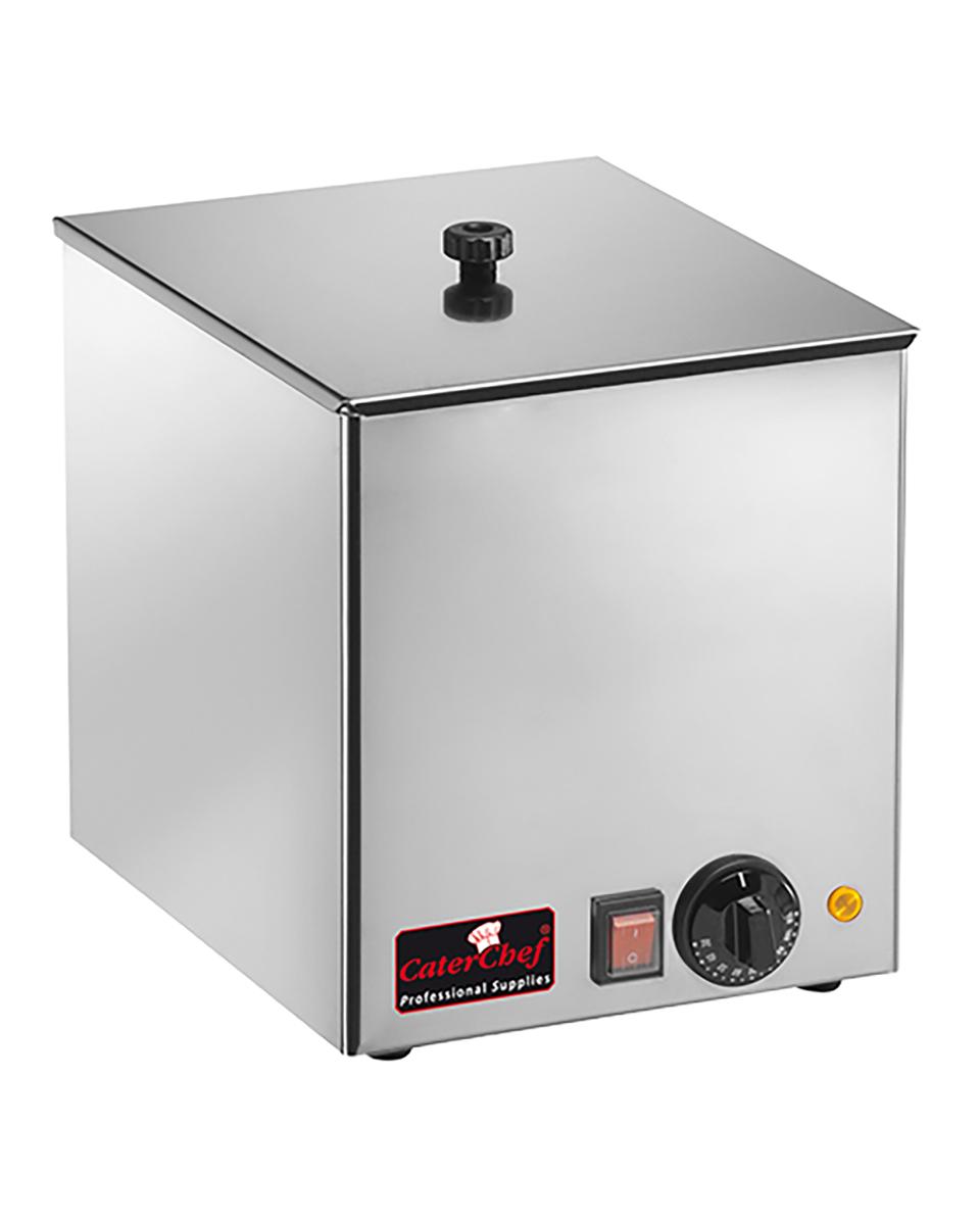 Worstenwarmer - H 29 x 28 x 35 CM - 6.865 KG - 220 - 240 V - 1000 W - RVS - +0°C / +110°C - Caterchef - 508010