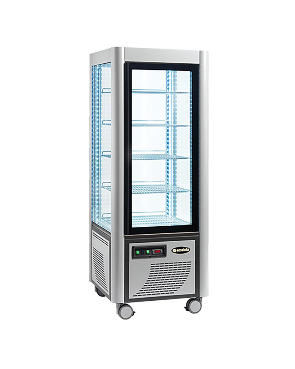 Koelvitrine - H 184 x 70 x 70 CM - 154 KG - 220 - 240 V - 450 W - Geventileerd - R452A - Grijs - +2°C / +10°C - Scaiola - 595135