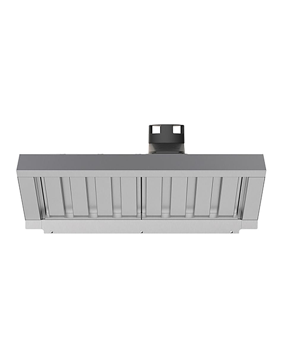 Afzuigkap Cheftop - H 25.8 x 75 x 95.6 CM - 24 KG - 220 - 240 V - 100 W - RVS - Unox - 596200