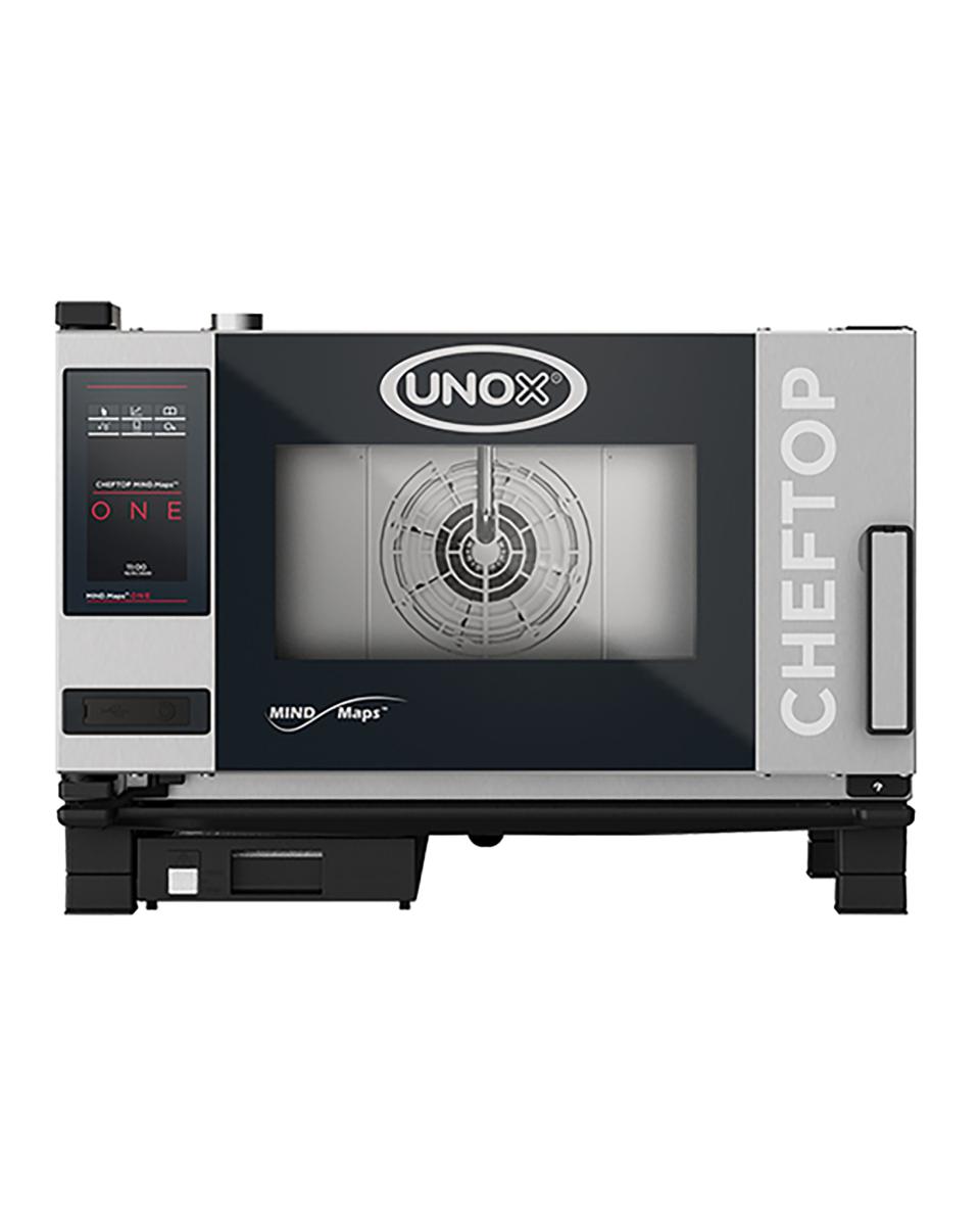 Cheftop Mindone - H 53.8 x 75 x 78.3 CM - 53.8 KG - 220 - 240 V - 3000 W - RVS - +30°C / +260°C - Unox - 596210