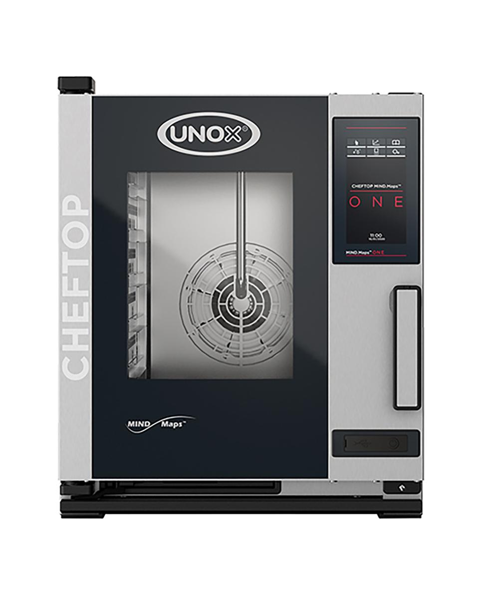 Cheftop Mindone - H 64.9 x 53.5 x 72 CM - 55.2 KG - 220 - 240 V - 3000 W - RVS - +30°C / +260°C - Unox - 596231