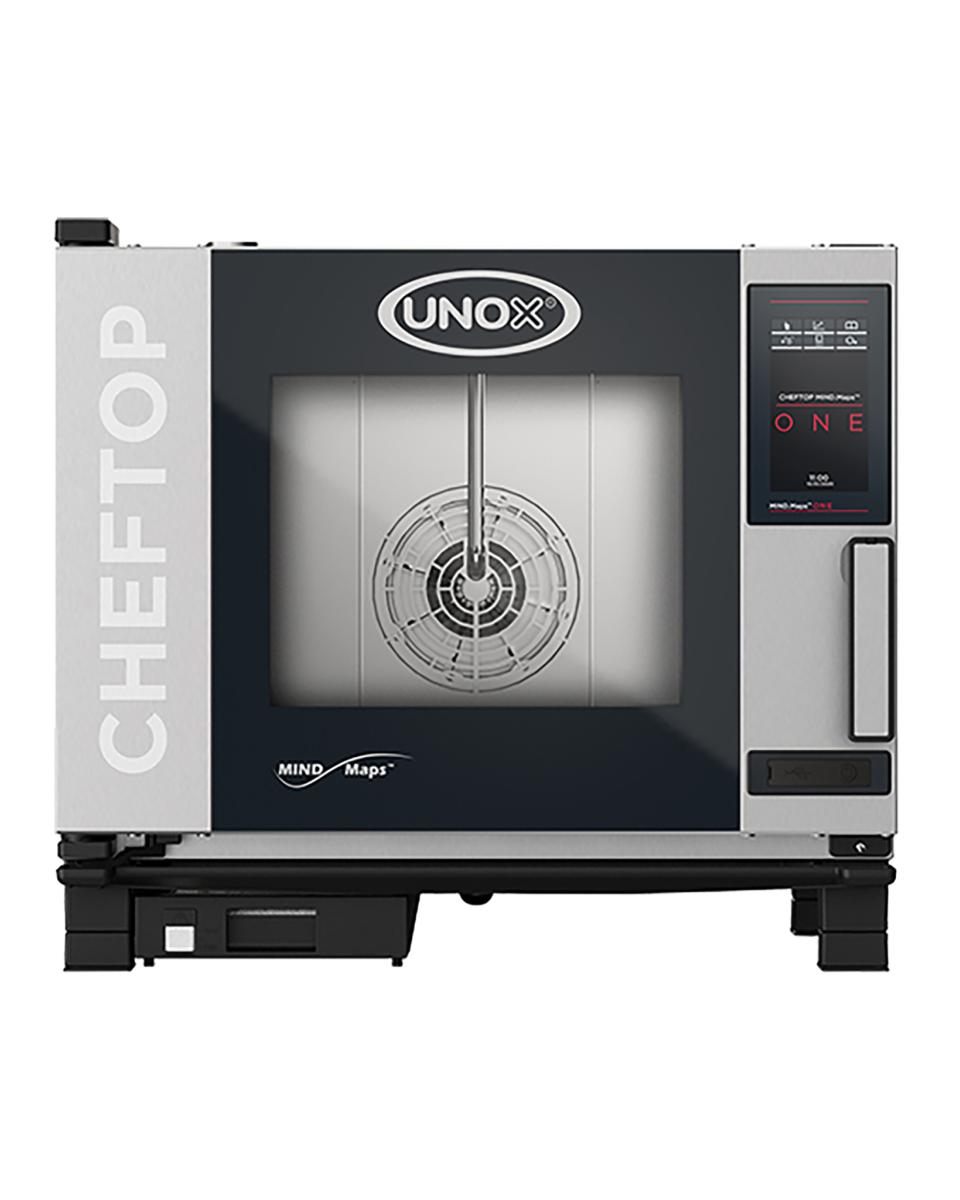 Cheftop Mindone - H 67.5 x 75 x 78.3 CM - 65.4 KG - 380 - 415 - Zonder - Stekker V - 9300 W - RVS - +30°C / +260°C - Unox - 596232