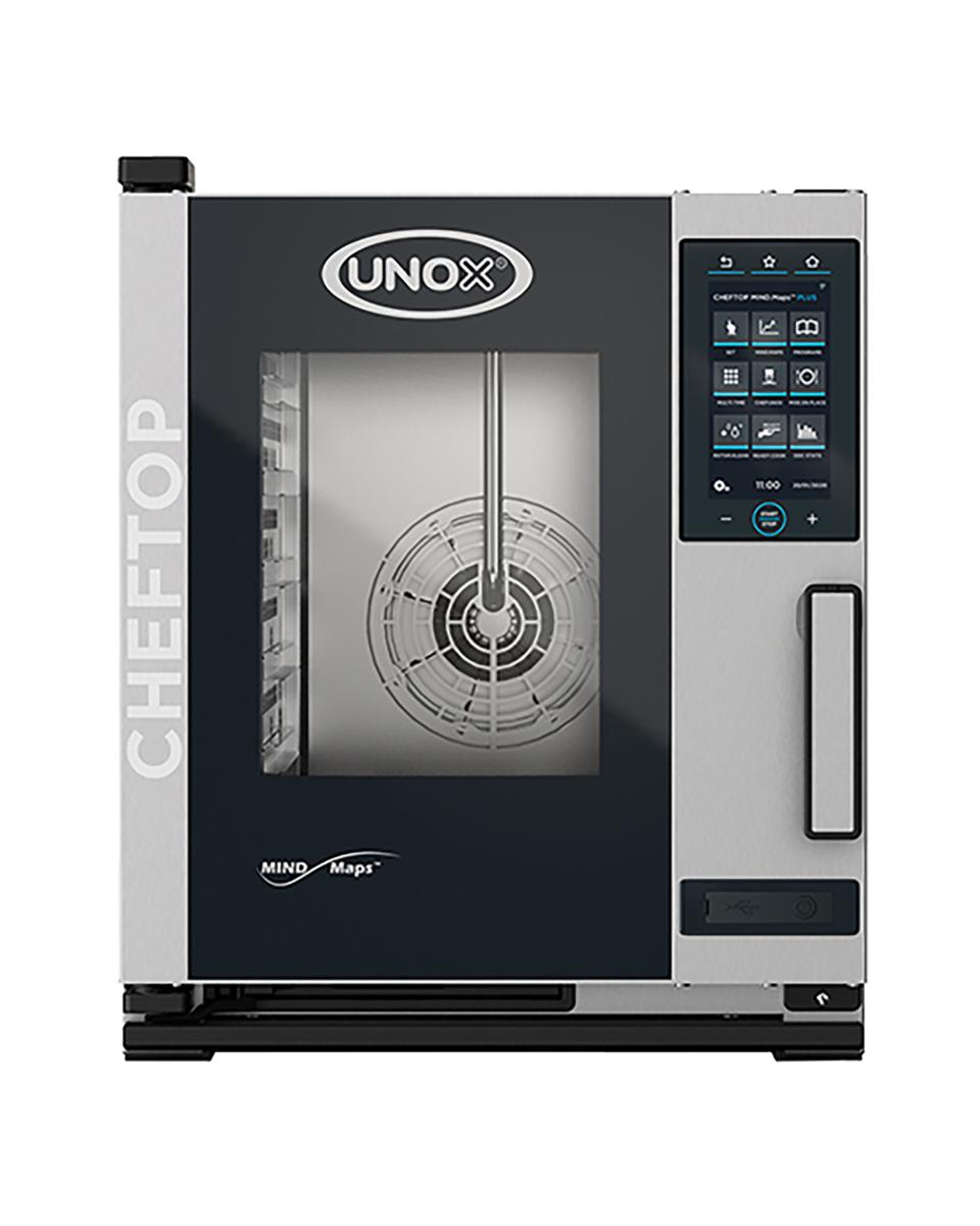 Cheftop Mindcompact - H 64.9 x 53.5 x 87.2 CM - 67.8 KG - 380 - 415 - Zonder - Stekker V - 9300 W - RVS - +30°C / +260°C - Unox - 596237