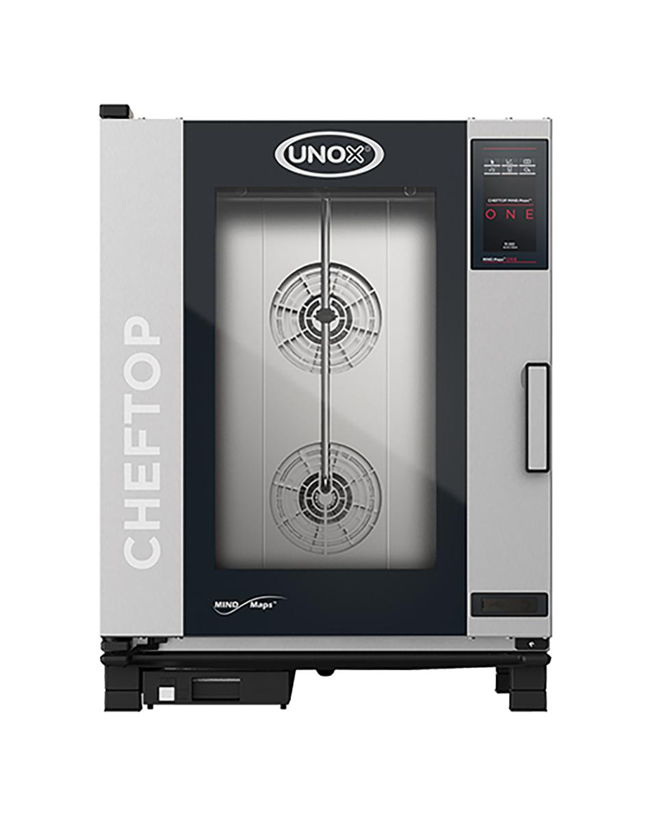 Cheftop Mindone - H 101 x 75 x 78.3 CM - 91.8 KG - 380 - 415 - Zonder - Stekker V - 18500 W - RVS - +30°C / +260°C - Unox - 596250