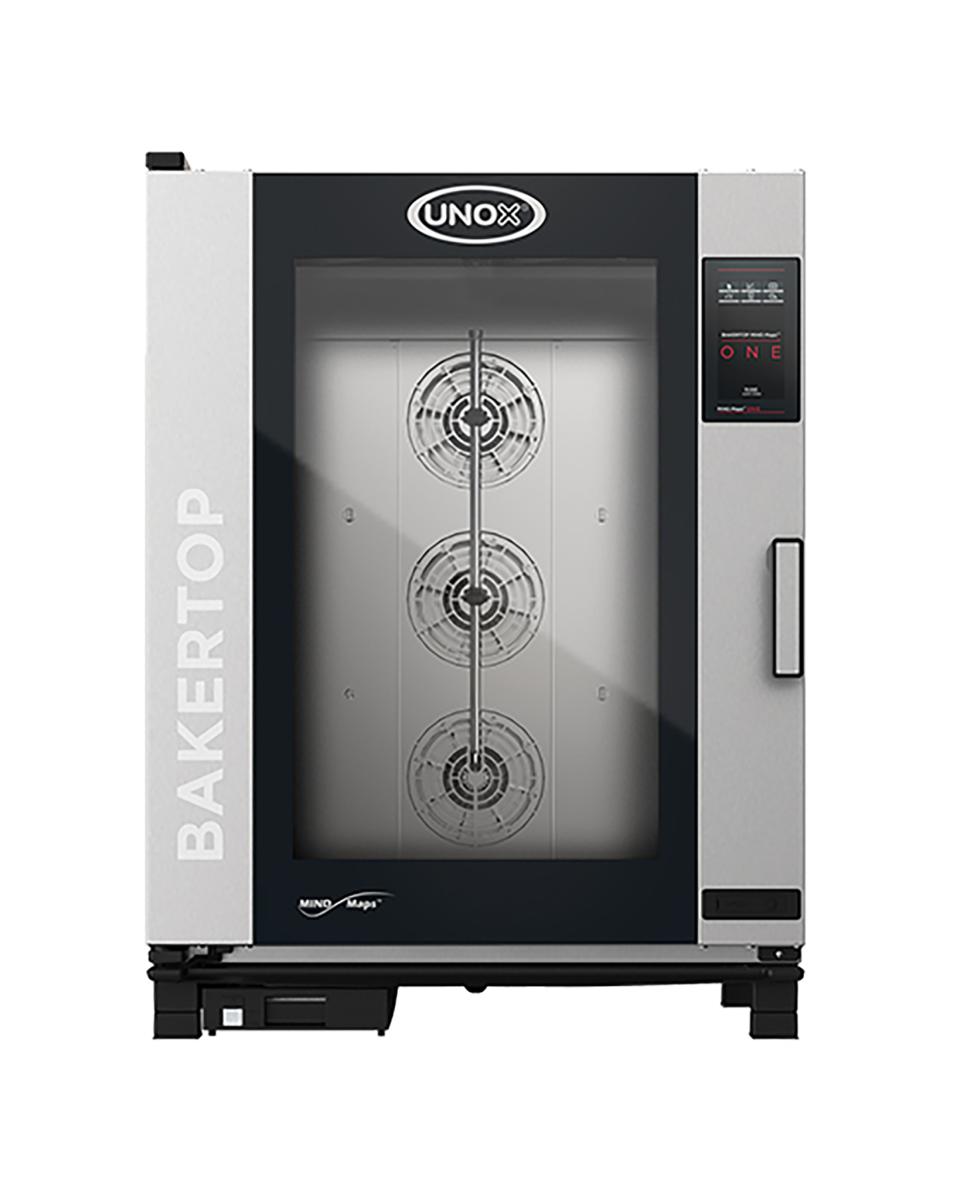 Bakertop Mindone - H 116.3 x 86 x 96.7 CM - 136 KG - 380 - 415 - Zonder - Stekker V - 21000 W - RVS - +30°C / +260°C - Unox - 596440