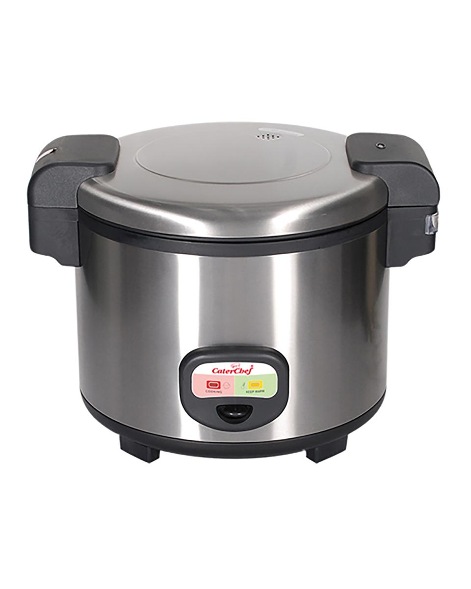Rijstkoker - H 35 CM - 9.5 KG - Ø38.3 CM - 220 - 240 V - 1950 W - RVS - 5.4 Liter - Caterchef - 688085