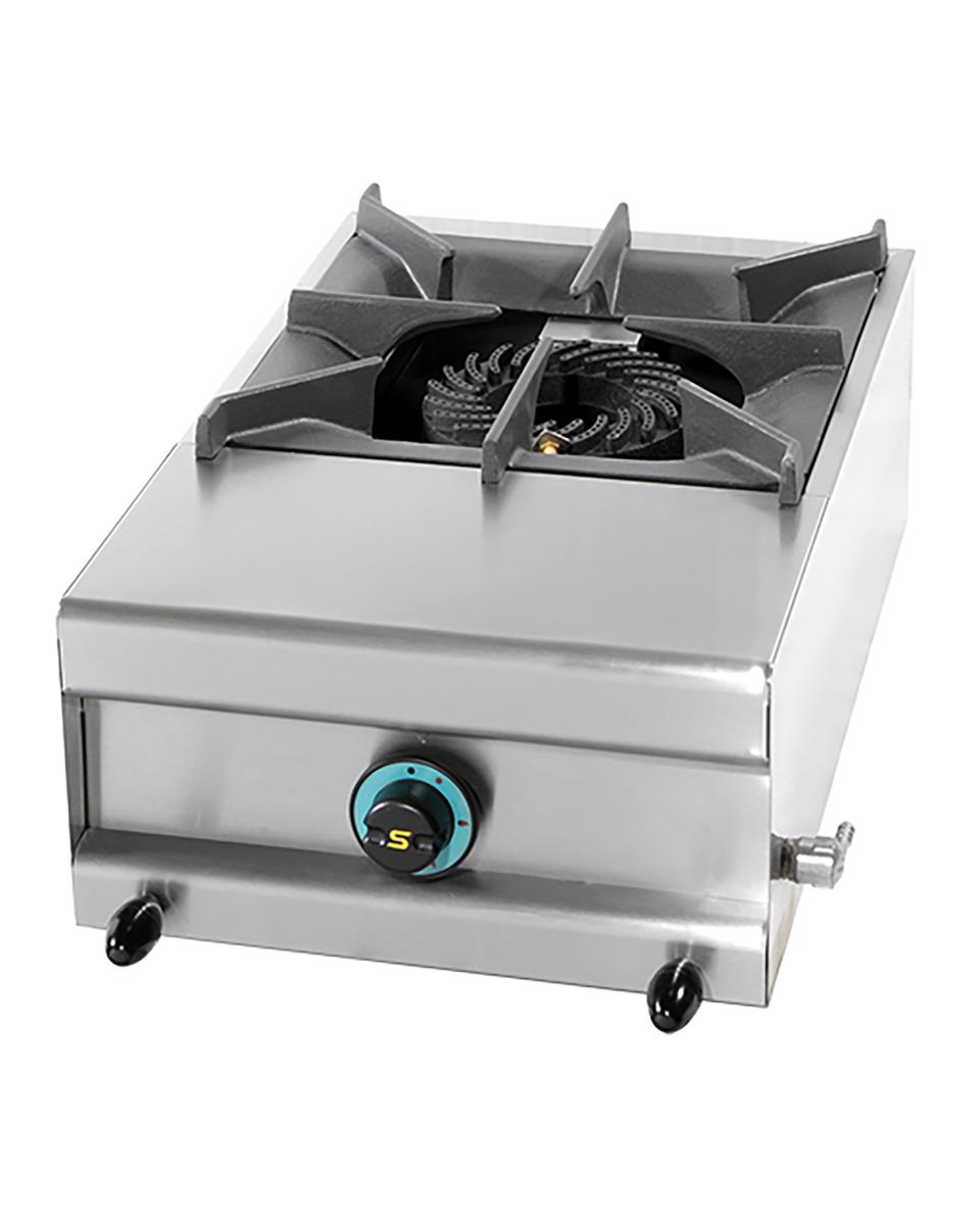 Kooktoestel - H 25 x 39 x 60 CM - 13 KG - Propaangas - 7.5 CM - RVS - Gas - Mach - 321211