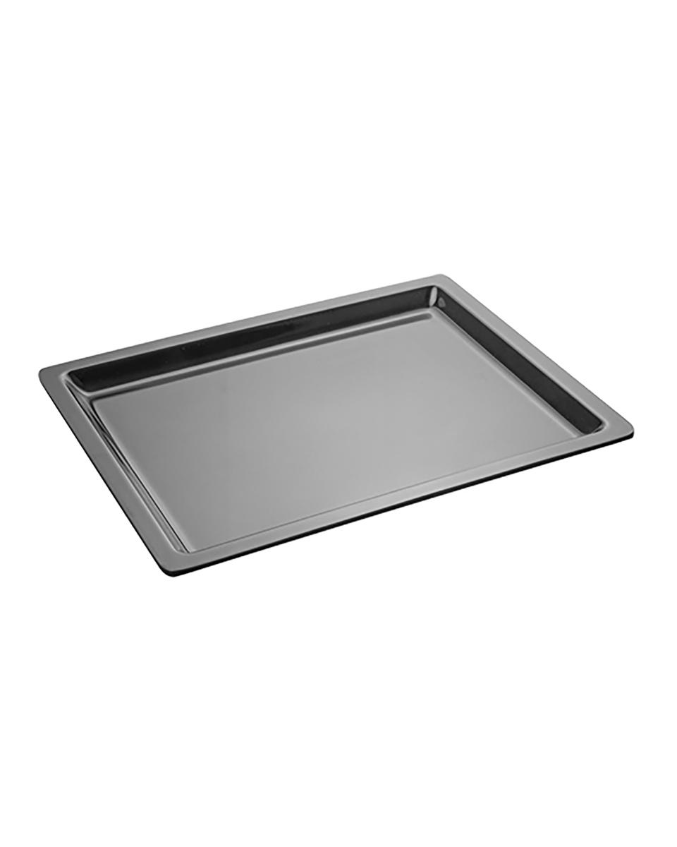 Gastronormbak - 1/2 GN - H 2 x 32.5 x 26.5 CM - Melamine - Zwart - -20°C / +120°C - 060421