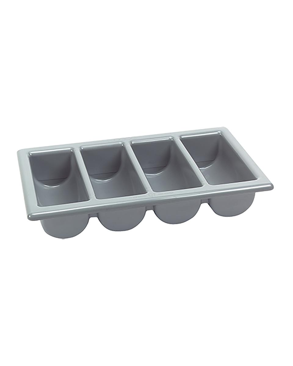 Bestekbak - 1/1 GN - H 10 x 53 x 32.5 CM - - Grijs - 850001