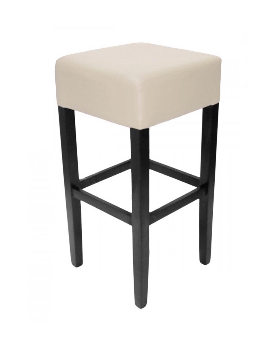 Horeca barkruk - Brugge - Crème - Kunstleder - Promoline