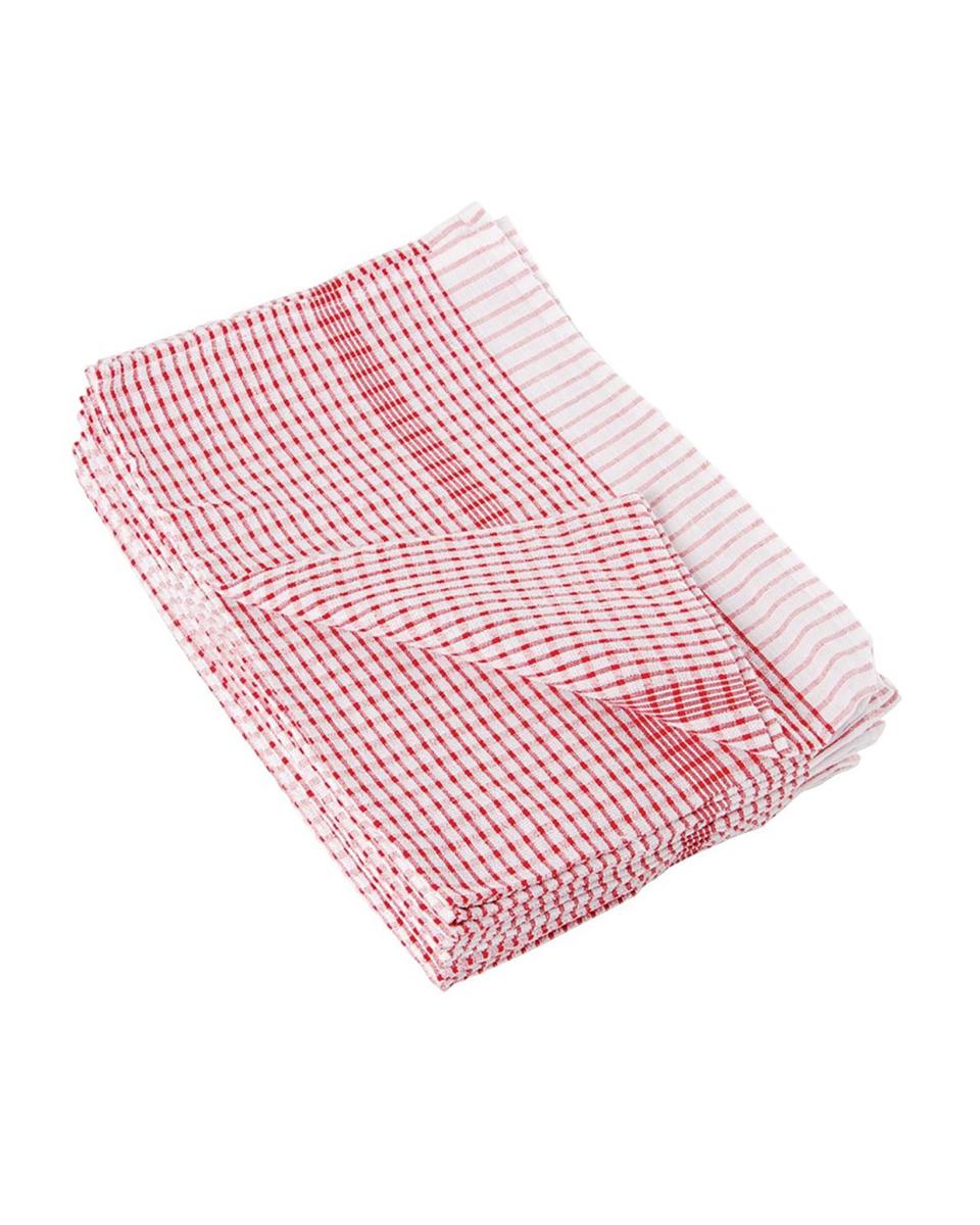 Theedoek - 10 stuks - Rood - 76.2 x 50.8 CM - Katoen/Polyester - Vogue - CC595