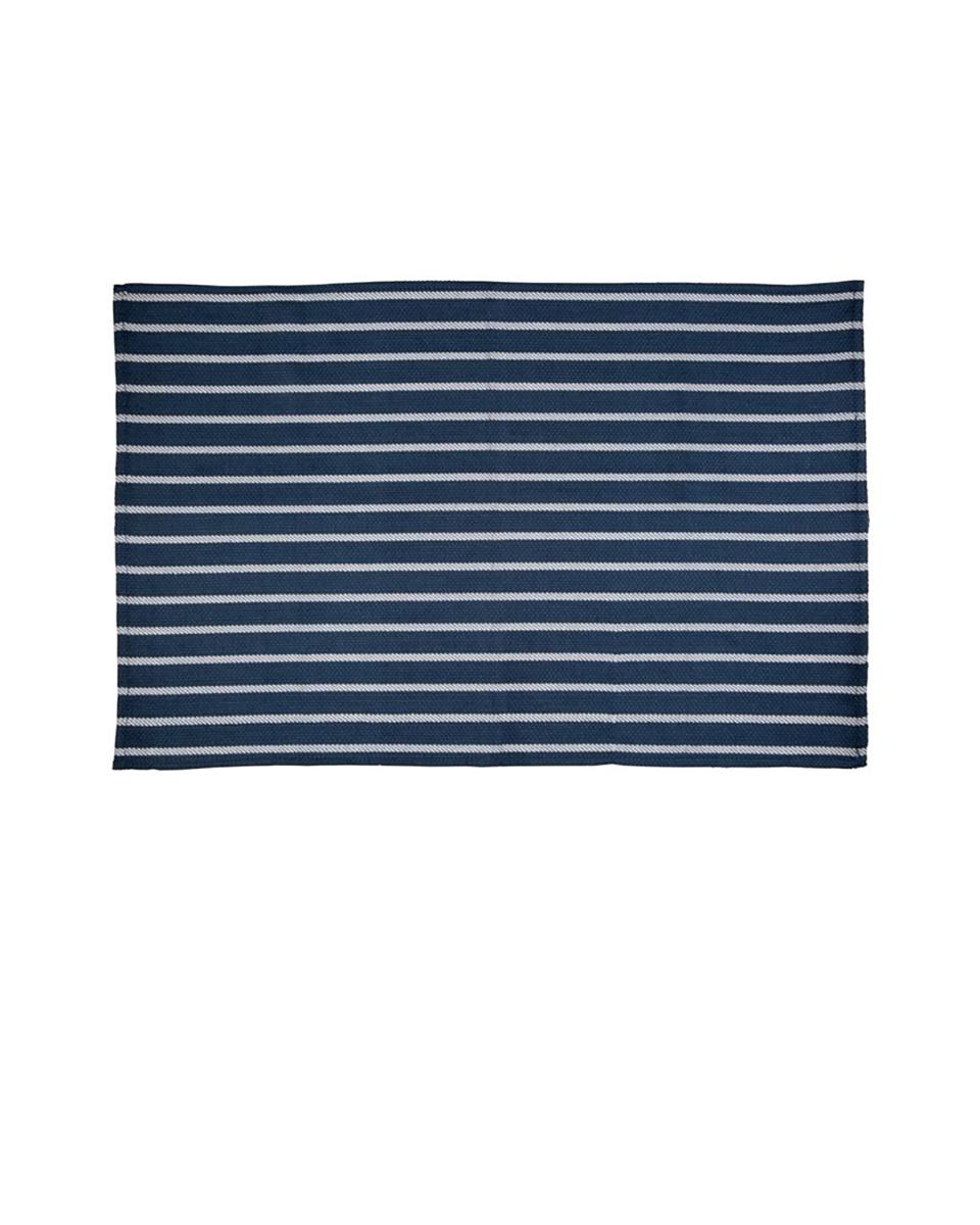 Theedoek - Blauw/Wit - 71.1 x 45.7 CM - Polyester/Katoen - Vogue - CE146