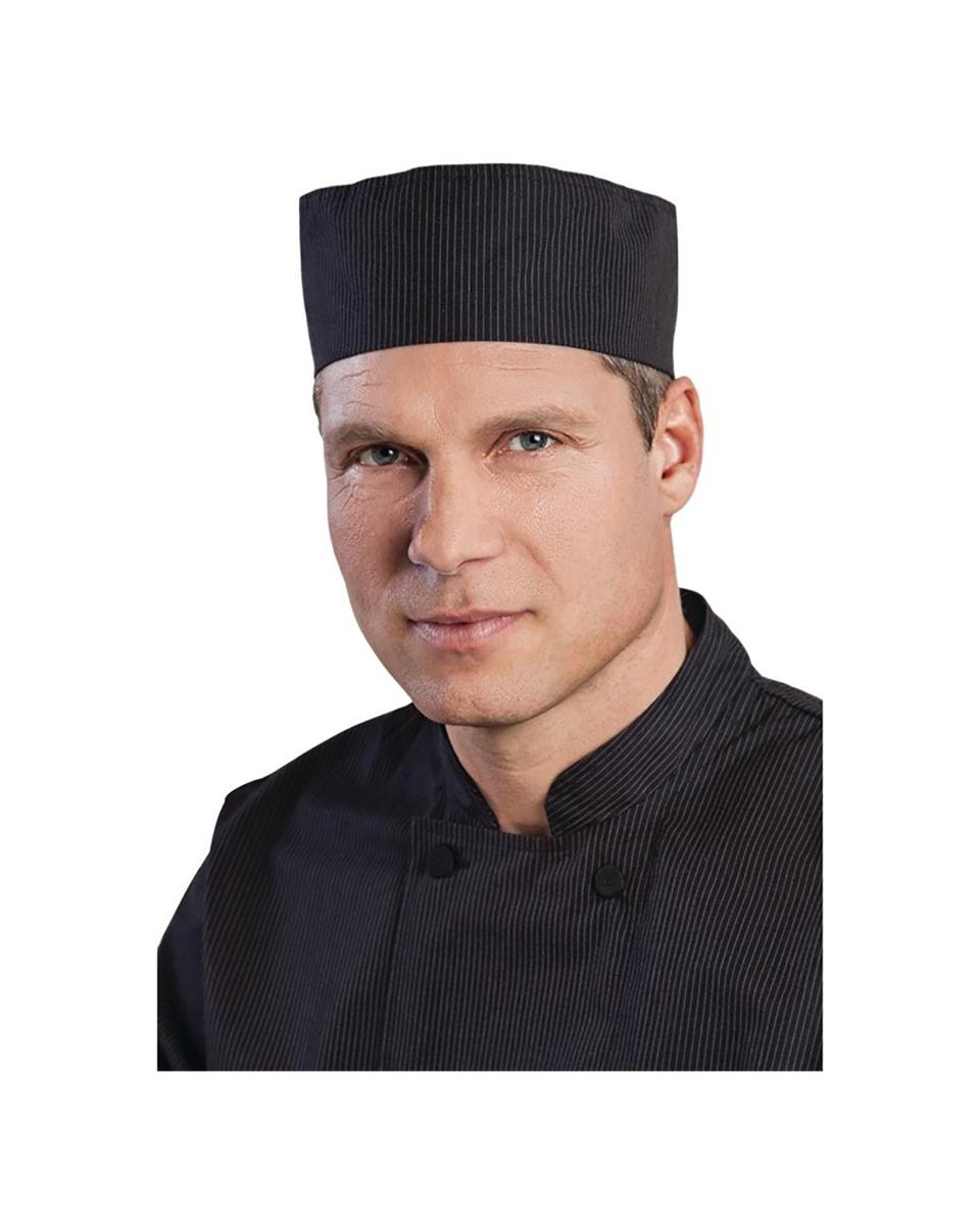 Beanie - Unisex - One Size - Krijtstreep - Polyester/Katoen - Chef Works - B228