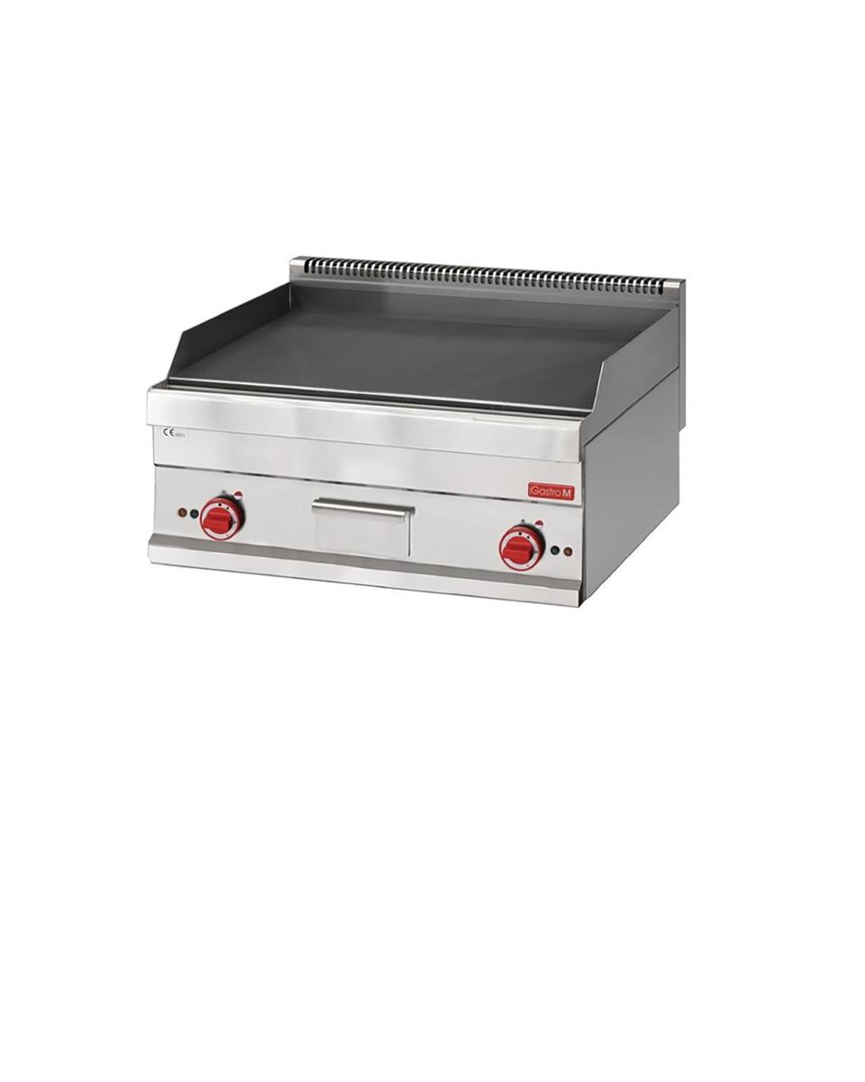 Bakplaat - 650 Line - Elektrisch - H 28 x 70 x 65 CM - 9 kW - 400 V - RVS - Gastro M - GL918