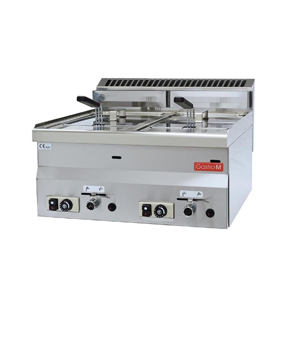 Friteuse - 600 Line - Gas - 2x 8 Liter - H 28 x 60 x 60 CM - 13.6 kW - Gastro M - GL907