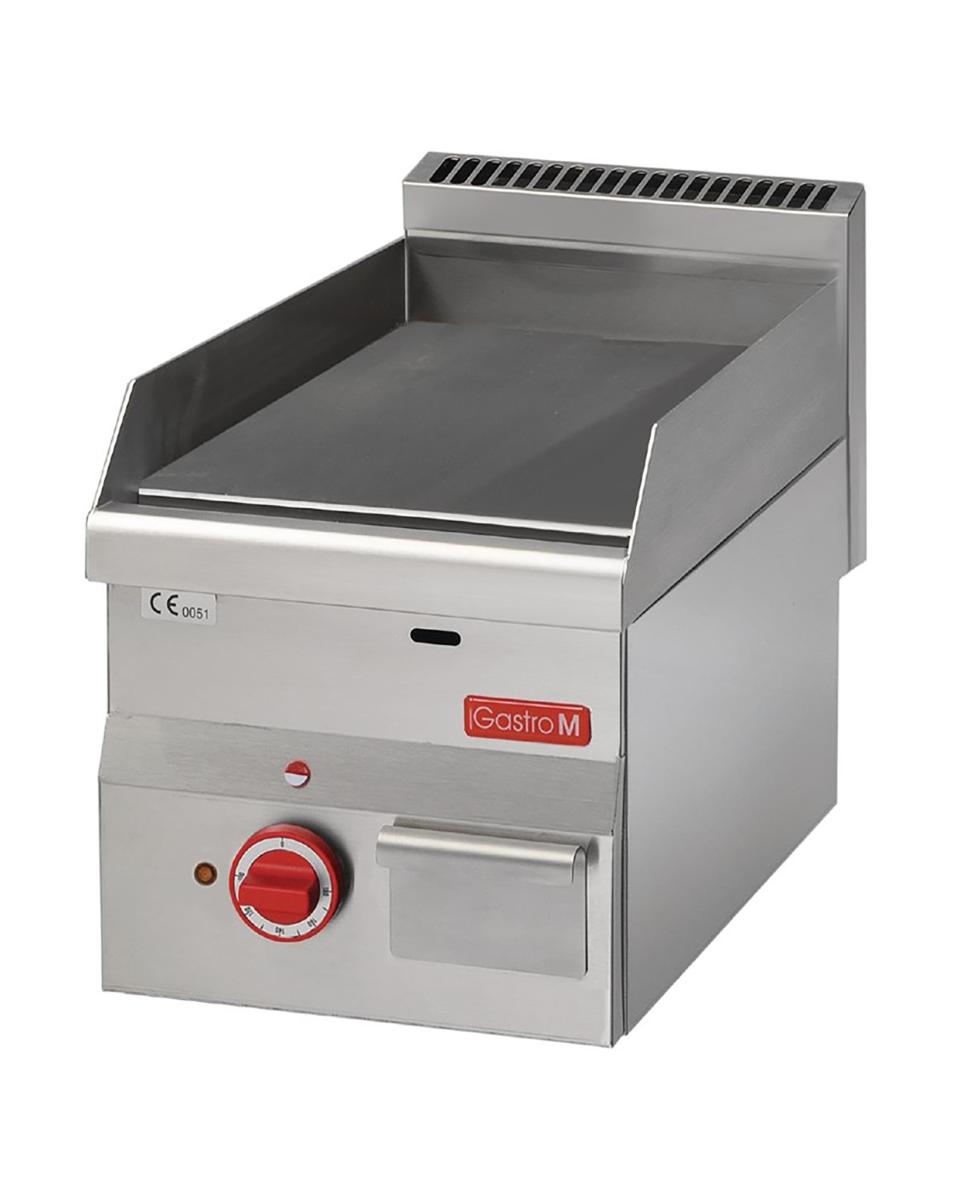 Bakplaat - 600 Line - Elektrisch - Glad - H 28 x 30 x 60 CM - 3 kW - 400 V - RVS - Gastro M - GN021