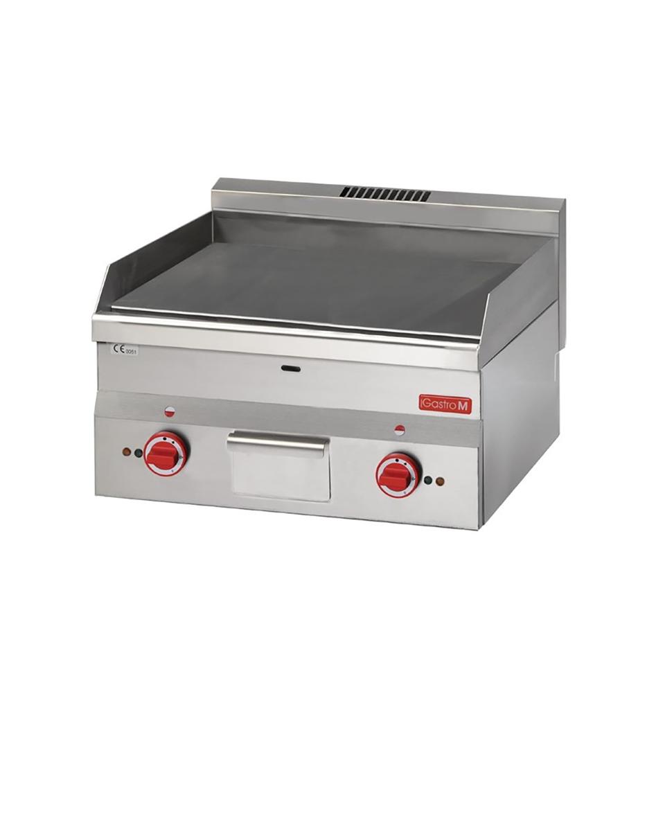 Bakplaat - 600 Line - Elektrisch - H 28 x 60 x 60 CM - 6 kW - 230 V - RVS - Gastro M - GL906