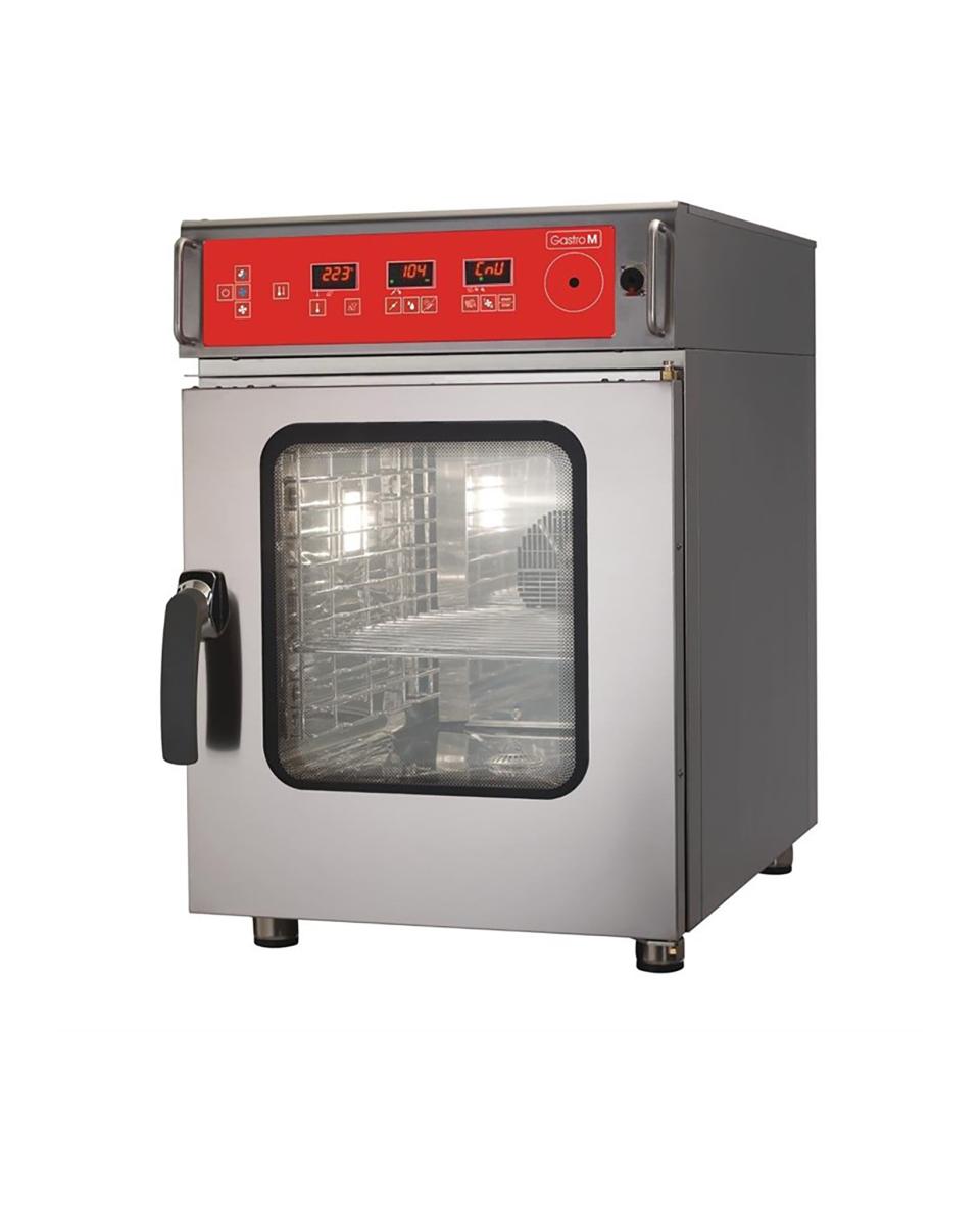 Combisteamer - 6 x 1/1 GN - Reinigingssysteem - H 77 x 51.7 x 82 CM - RVS - Gastro M - DS469