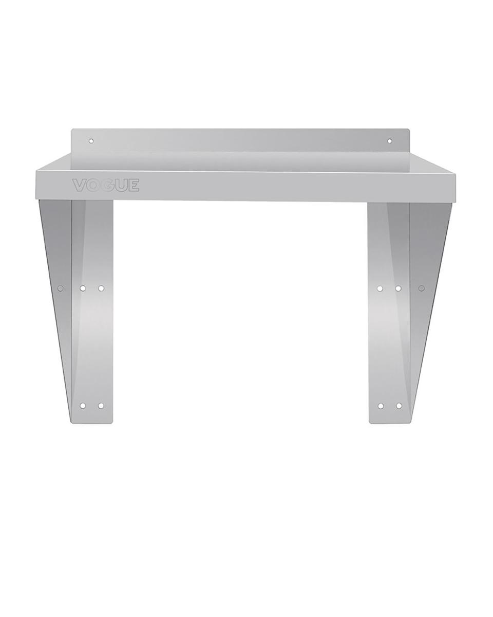 Magnetron wandplank - H 49 x 56 x 56 CM - RVS - Vogue - CB912