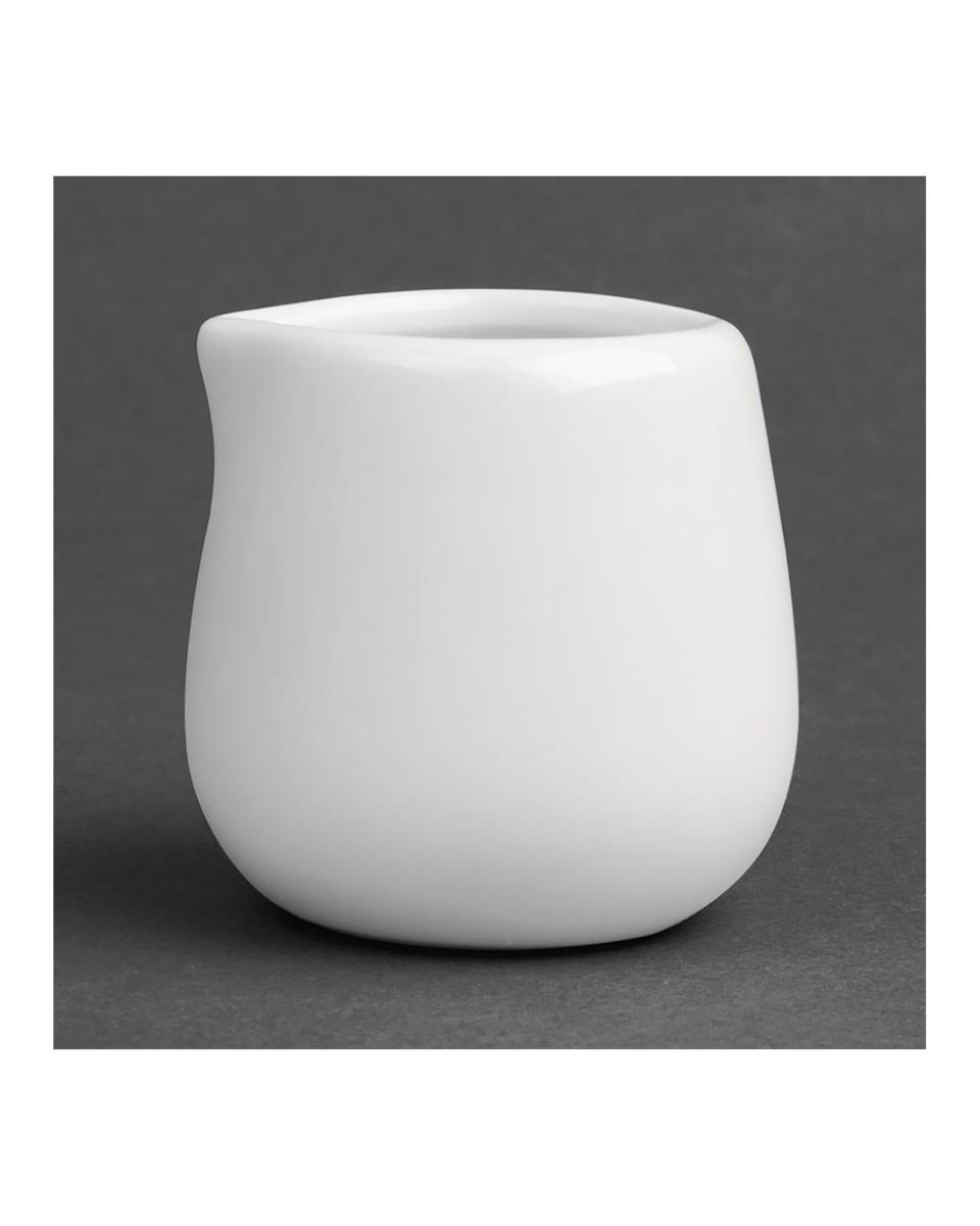 Melkkannetjes - 4.3 CL - 12 stuks - H 5 x 5 x 5 CM - Porselein - Olympia - C203