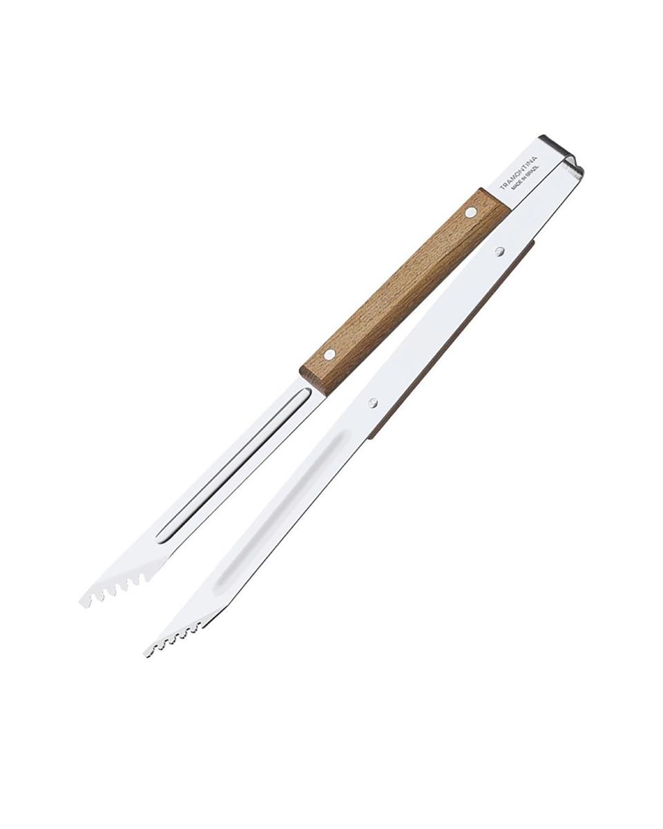 Barbecuetang - 2.5 x 37 CM - Hout/RVS - Tramontina Churrasco - DC476