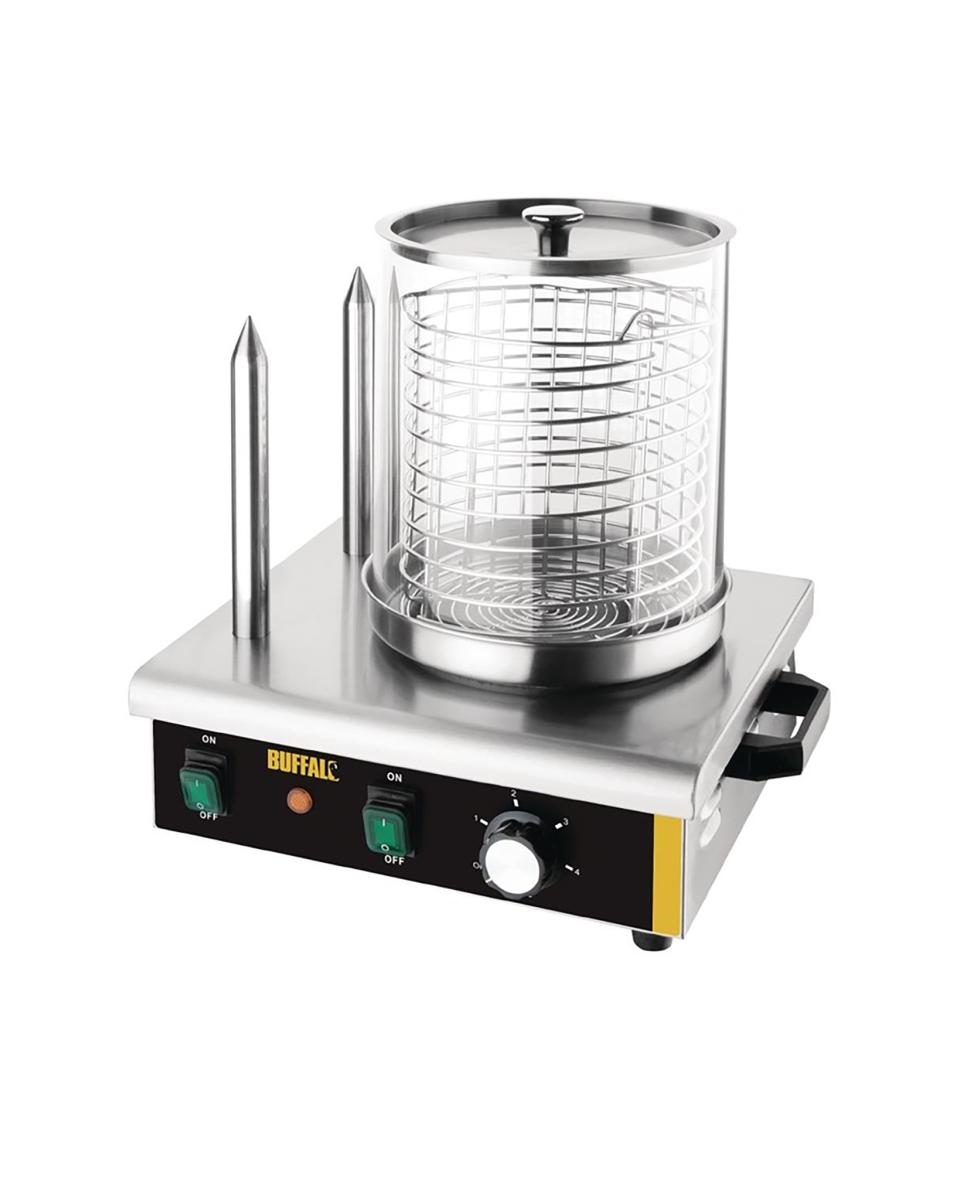 Worstenwarmer - 2 warmhoudpennen - H 37 x 41 x 34 CM - 220-240 V - RVS - Buffalo - DA565