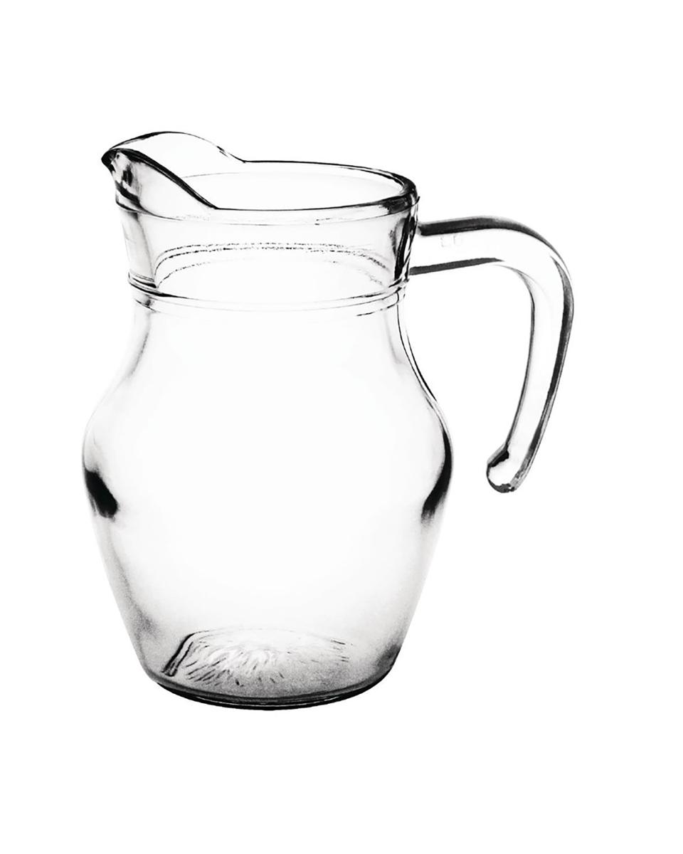Kannen - 0.5 Liter - 6 stuks - Ø 14.5 x H 14.5 CM - Glas - Olympia - GM575