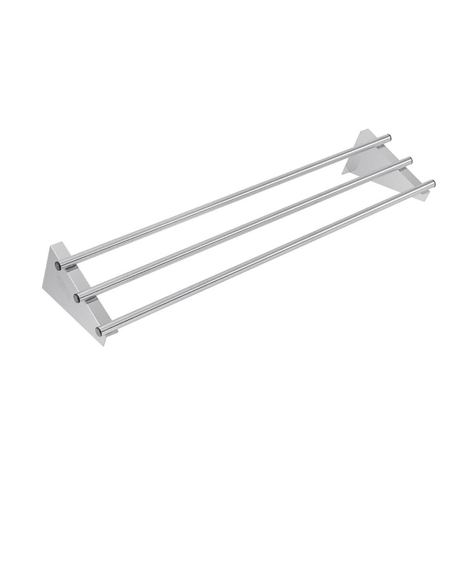 Wandplank - Zwart/Geel - H 22.5 x 120 x 30 CM - RVS - Vogue - CD551