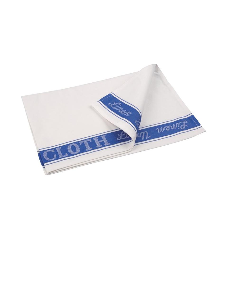 Glasdoek - Blauw - 76.2 x 50.8 CM - Halflinnen - Vogue - E911