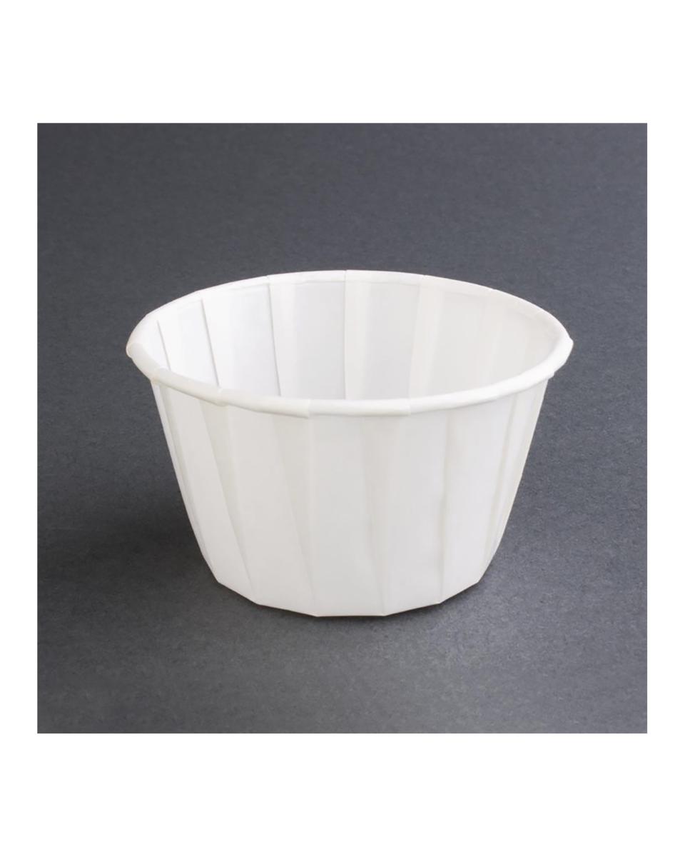 Wegwerp sausbakjes - 11.2 CL - 250 stuks - Waspapier - Fiesta - CB613