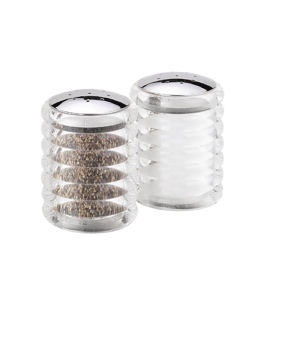 Zout- & peperstrooier - 0.05 Liter - H 7 CM - Acryl - Cole & Mason - CD237