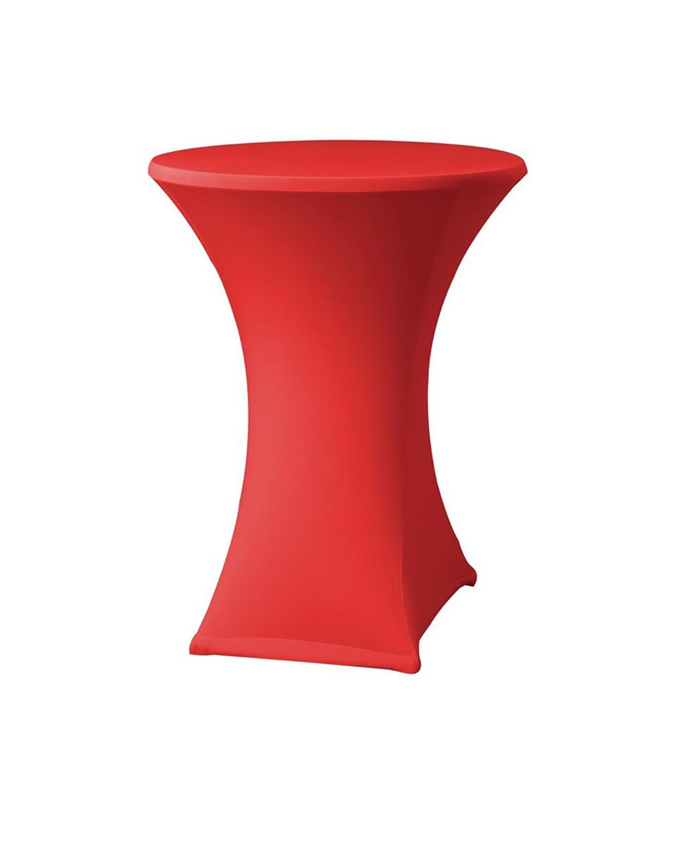 Statafelhoes - Rood - H 115 CM - Polyester/Elastaan - DK583