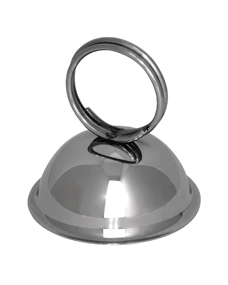 Menukaarthouder - Ø 5.8 x H 6 CM - RVS - Olympia - DM220