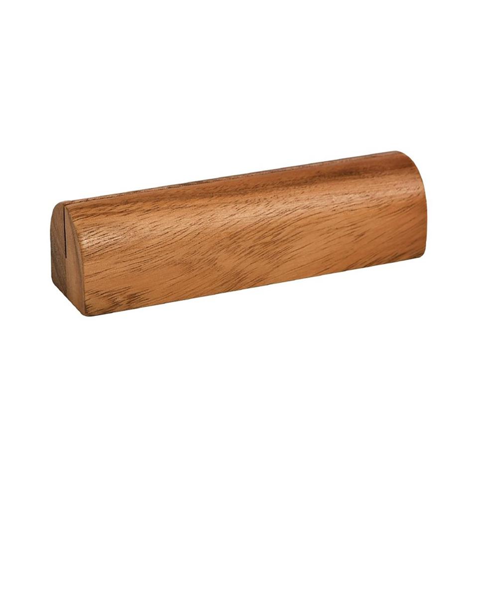 Menukaarthouder - H 3.5 x 13 x 3.5 CM - Acaciahout - T&G Woodware - CF849