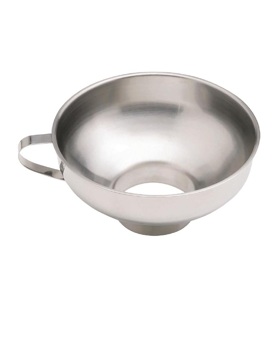 Trechter - H 9 x 15 x 15 CM - RVS - Kitchen Craft - DL300