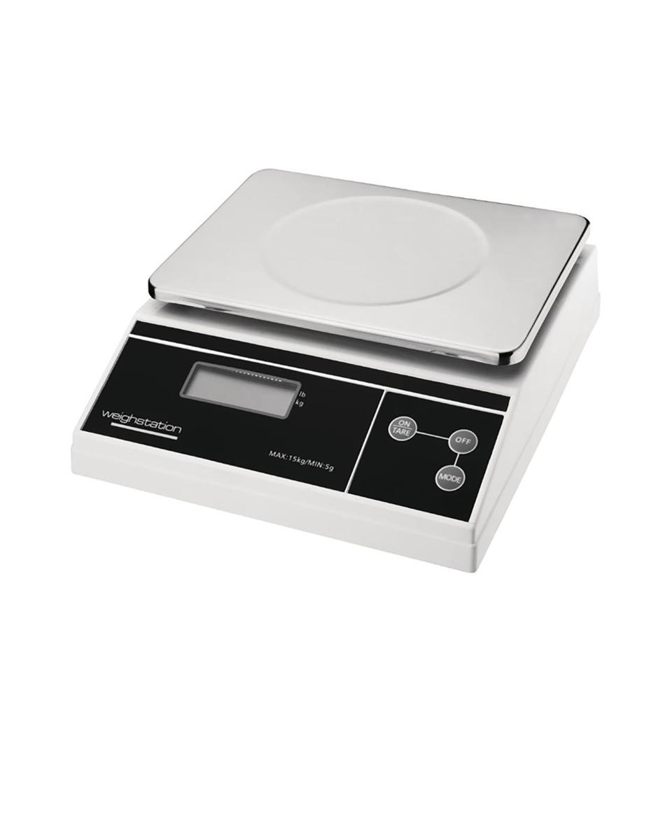 Weegschaal - Digitaal - H 10 x 25.2 x 30 CM - RVS - Weighstation - F178