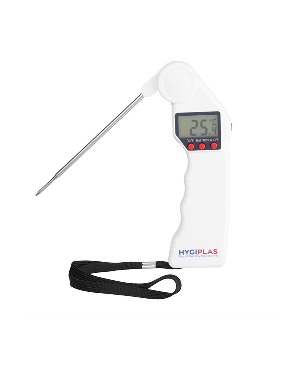 Thermometer - Analoog - Wit - Kunststof - Hygiplas - J242
